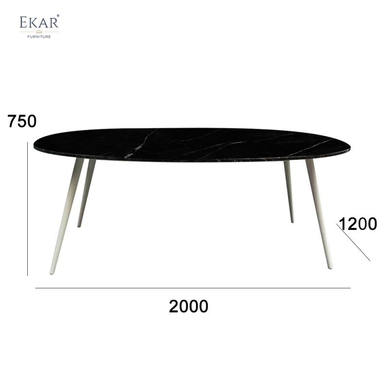 EKAR Horizon Outdoor Dining Table – Modern Minimalist Patio Table for Gardens, Lakeside & Backyard Gatherings
