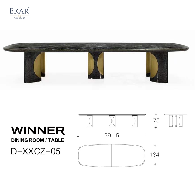 Marble Tabletop Dining Table