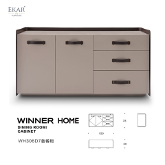 Minimalist design solid wood dining sideboard