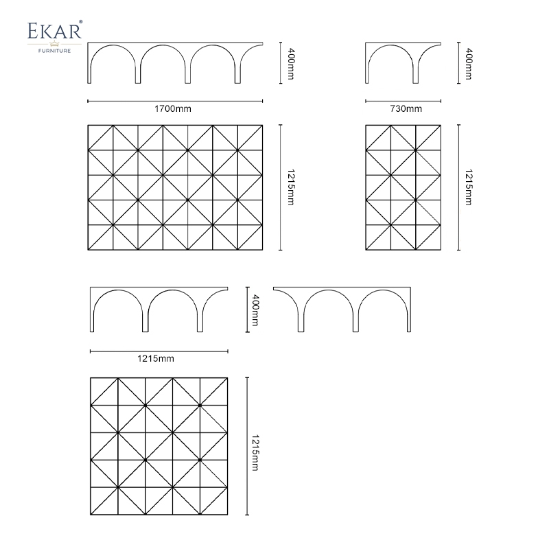 Creative Irregular Metal Coffee Table – Sleek Design for Contemporary Spaces