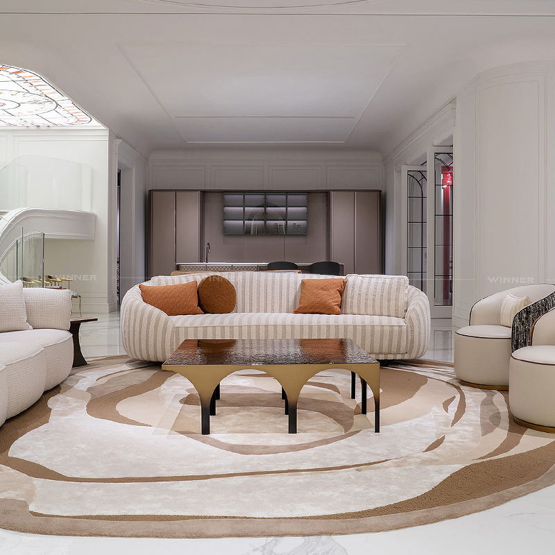 Creative Irregular Metal Coffee Table – Sleek Design for Contemporary Spaces