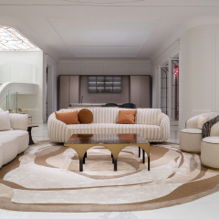 Creative Irregular Metal Coffee Table – Sleek Design for Contemporary Spaces