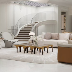 Creative Irregular Metal Coffee Table – Sleek Design for Contemporary Spaces