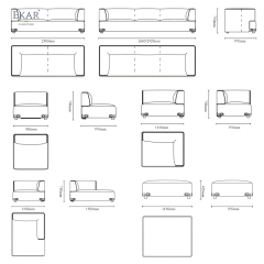 Phong cách Châu Âu hiện đại cỡ King Kích thước đệm hiện đại Giường đầu giường