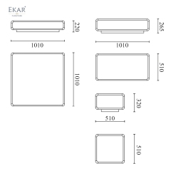 Modern stylish metal and marble finish rectangular coffee table suitable for home living room