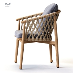 EKAR Cielo Outdoor Dining Chair | Luxury Weather-Resistant Seating for Gardens & Patios