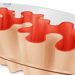 EKAR Maris Dining Table | Top-Luxury Ocean-Inspired Wave-Shaped Statement Table