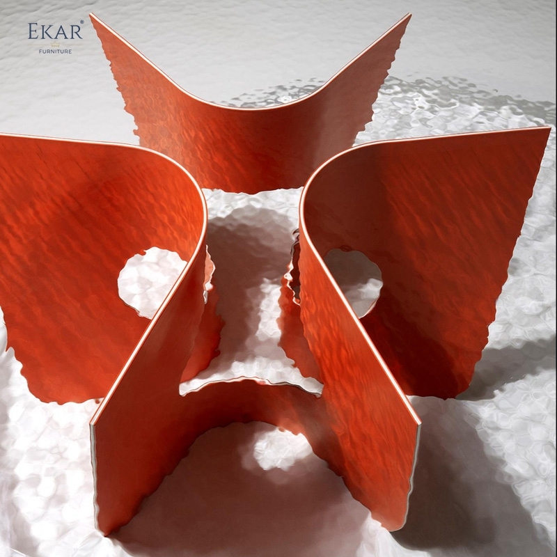 EKAR Celest Dining Table | Top-Luxury Textured Statement Dining Table EKAR-L-DT02