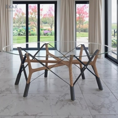 EKAR Seraph Dining Table | Top-Luxury Sculptural Statement Dining Table