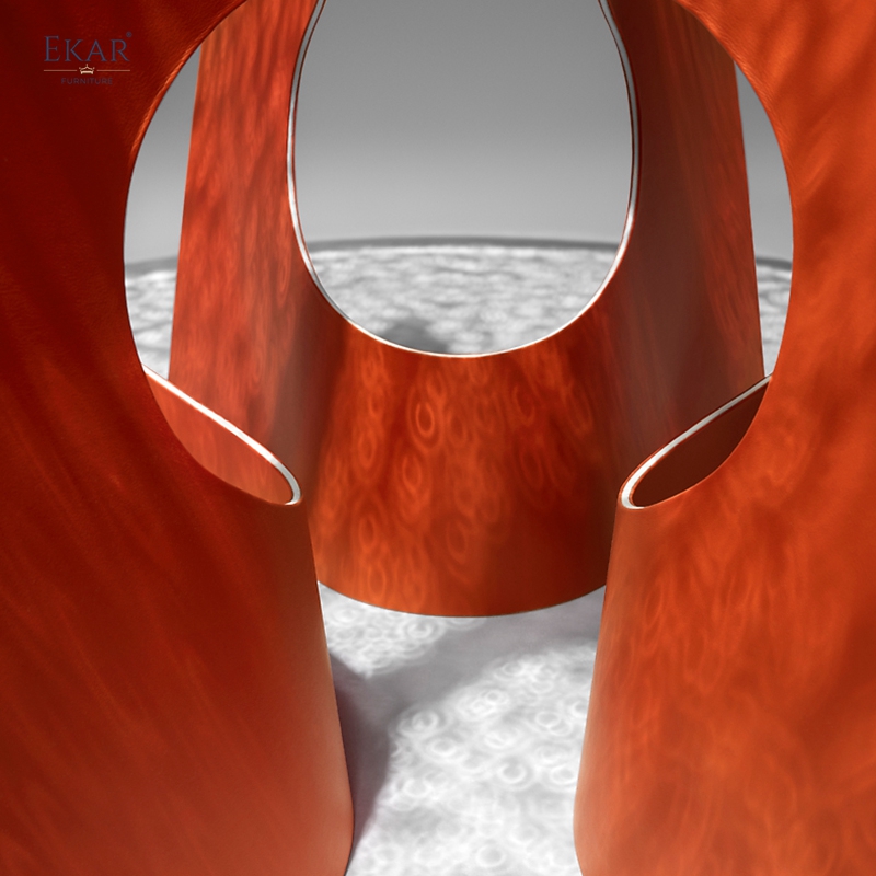 EKAR Celest Dining Table | Top-Luxury Textured Statement Dining Table EKAR-L-DT02