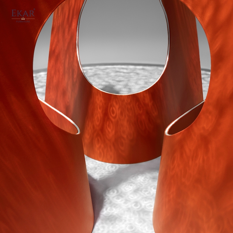 EKAR Celest Dining Table | Top-Luxury Textured Statement Dining Table EKAR-L-DT02