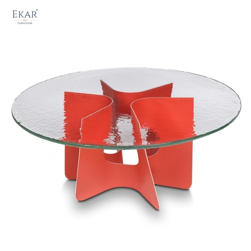 EKAR Celest Dining Table | Top-Luxury Textured Statement Dining Table EKAR-L-DT02