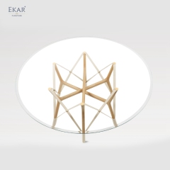 EKAR Seraph Dining Table | Top-Luxury Sculptural Statement Dining Table