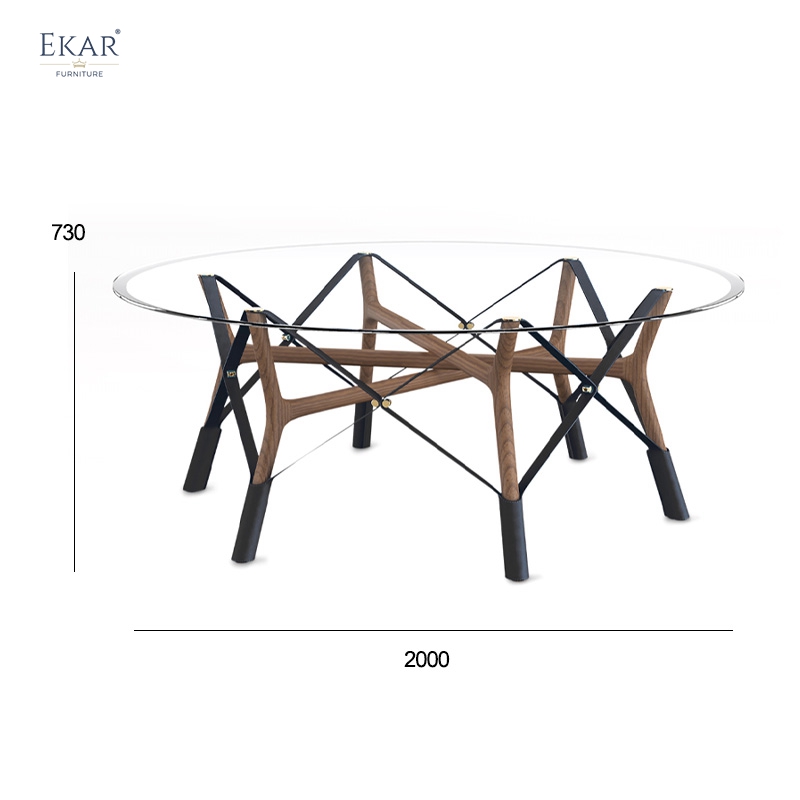 EKAR Seraph Dining Table | Top-Luxury Sculptural Statement Dining Table
