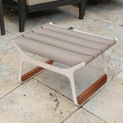 EKAR Tala Ottoman | Top-Luxury Weather-Resistant Outdoor Footstool