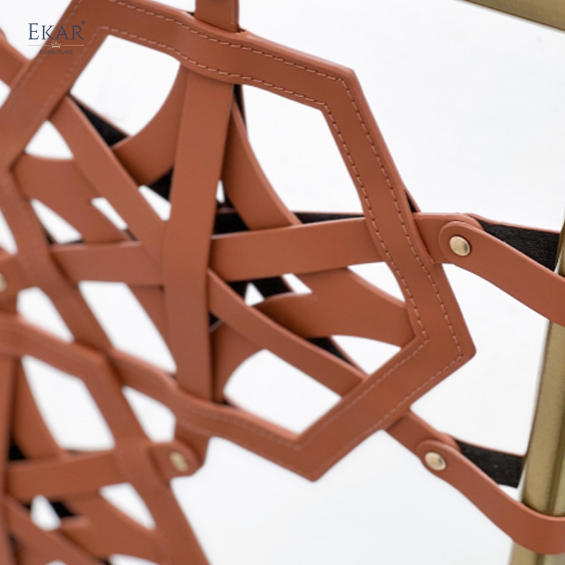 EKAR Lumina Room Screen | Top-Luxury Diamond-Pattern Decorative Room Divider