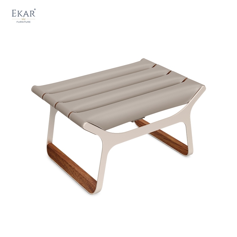EKAR Tala Ottoman | Top-Luxury Weather-Resistant Outdoor Footstool