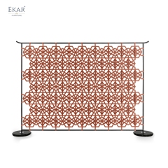 EKAR Lumina Room Screen | Top-Luxury Diamond-Pattern Decorative Room Divider