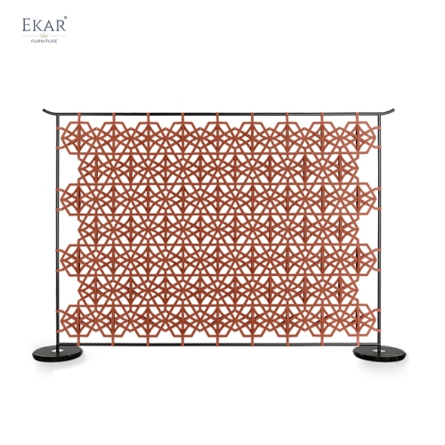 EKAR Lumina Room Screen | Top-Luxury Diamond-Pattern Decorative Room Divider