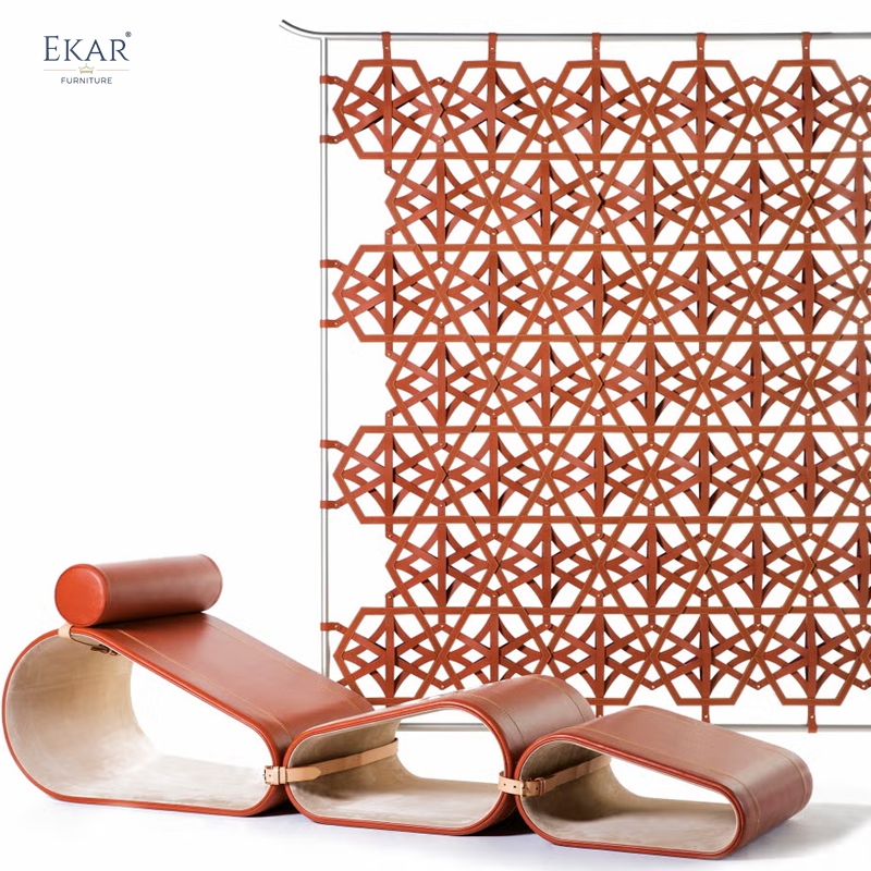 EKAR Lumina Room Screen | Top-Luxury Diamond-Pattern Decorative Room Divider