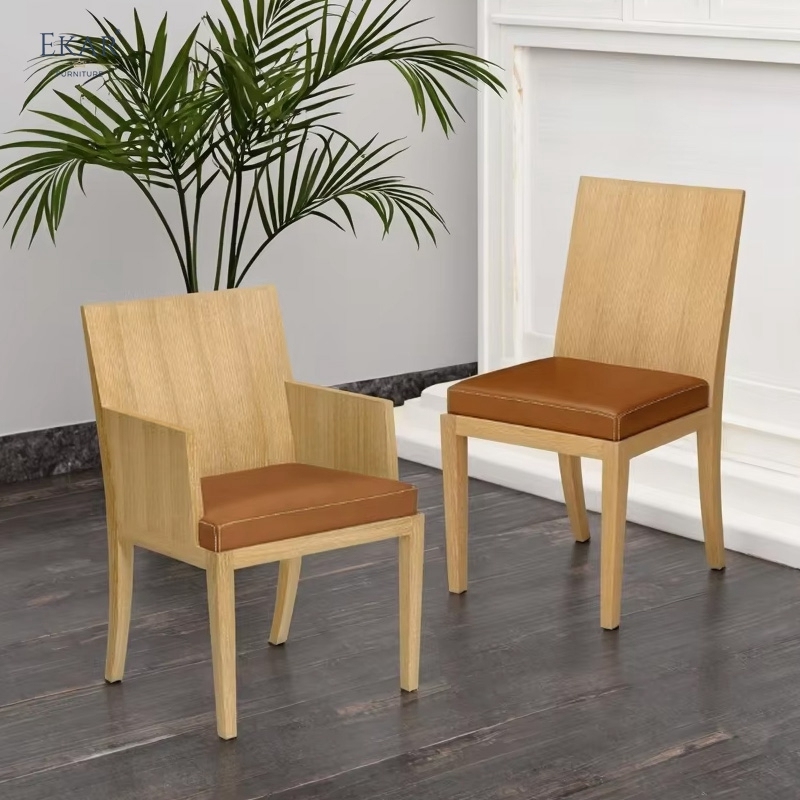 EKAR Elara Dining Chair | Top-Luxury Solid Wood with Padded Seat