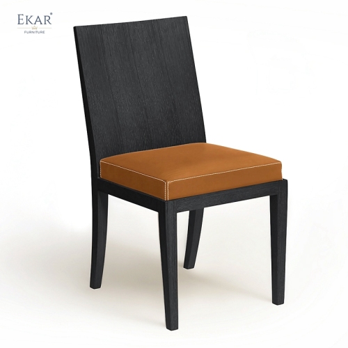 EKAR Elara Dining Chair | Top-Luxury Solid Wood with Padded Seat