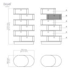 EKAR Altair Vertical Storage Cabinet – Modern Luxury Tallboy &amp; Highboard