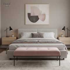 EKAR Sterling Regency Bench – Modern Luxury End-of-Bed Ottoman
