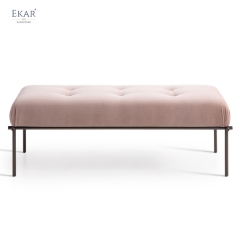 EKAR Sterling Regency Bench – Modern Luxury End-of-Bed Ottoman