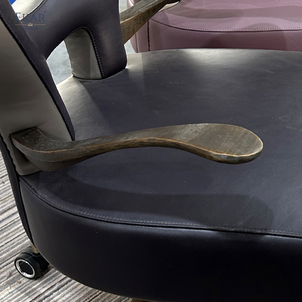 EKAR Vance Executive Desk Chair – Modern Luxury Leather Office Seating