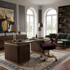 EKAR Vance Executive Desk Chair – Modern Luxury Leather Office Seating