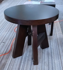 EKAR Calder Sculptural Side Table – Minimalist Solid Wood Decorative Furniture