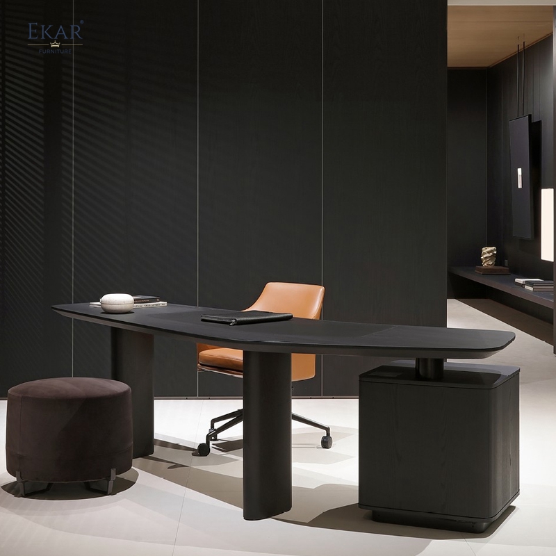 EKAR Kian Architectural Desk – Modern Minimalist Home Office Table