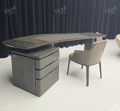 EKAR Kian Architectural Desk – Modern Minimalist Home Office Table