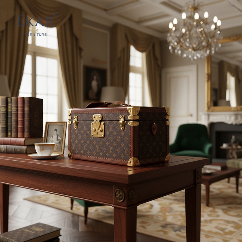 EKAR Collector's Treasure Chest | Gold-Plated Copper Multifunctional Storage Chest