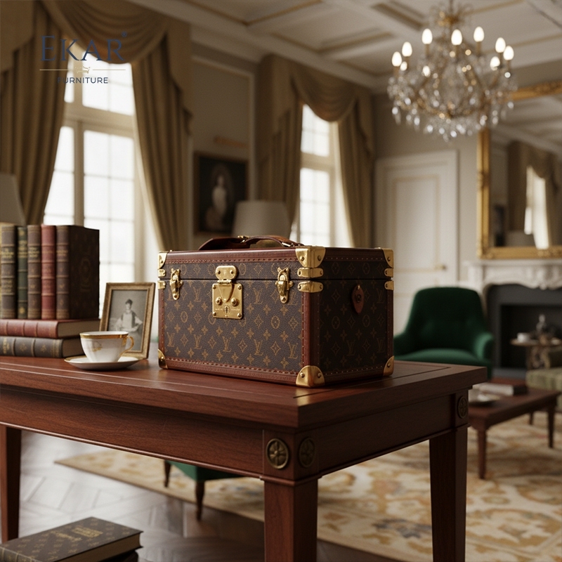 EKAR Collector's Treasure Chest | Gold-Plated Copper Multifunctional Storage Chest