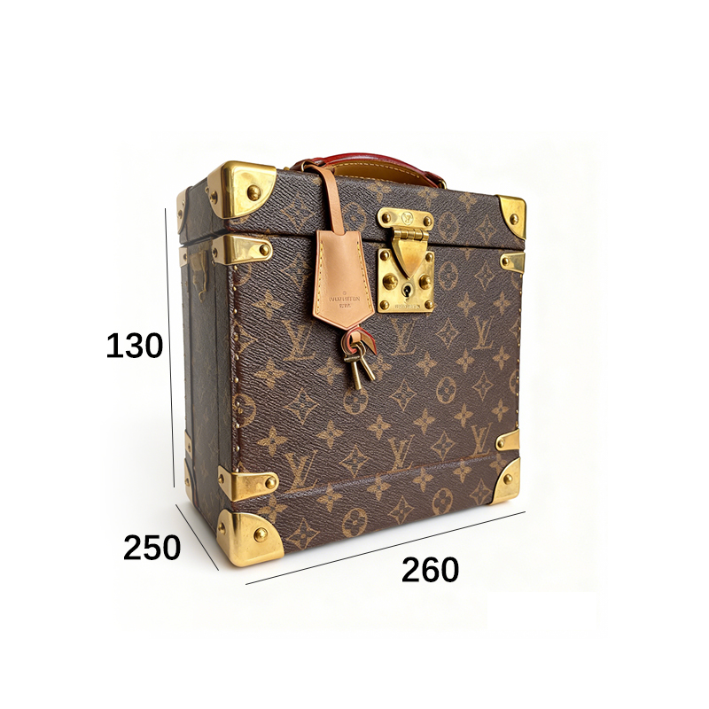 EKAR Atelier Monogram Fragrance Coffret | Gilded Copper Luxury Perfume Display Case