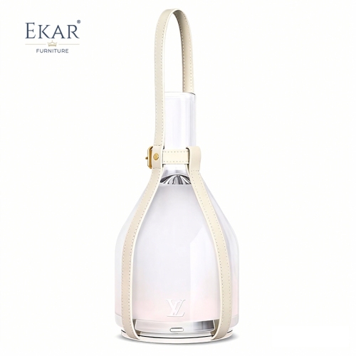 EKAR Nomad Portable Lantern | Luxury Leather Strap LED Table Lamp