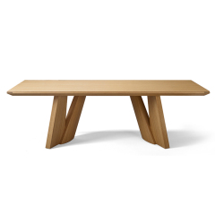 EKAR "Noble" Solid Wood Dining Table - Quiet Luxury Dining Room Furniture