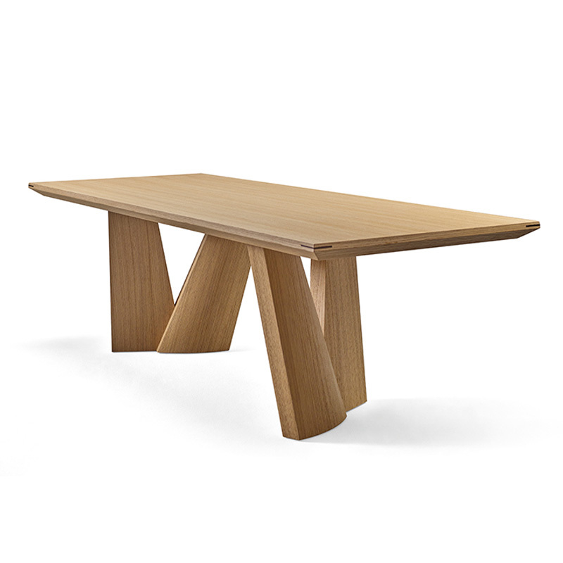 EKAR "Noble" Solid Wood Dining Table - Quiet Luxury Dining Room Furniture