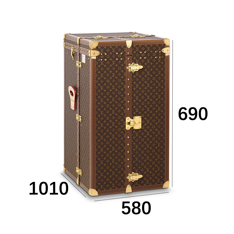 EKAR Luxury Travel Vanity Trunk - Portable Makeup Dressing Table with Stool