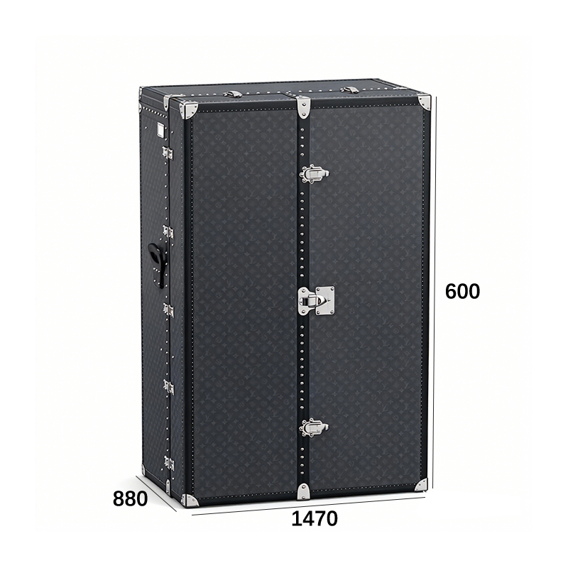 EKAR Eclipse Tower: Luxury Sneaker Display Trunk & High-Capacity Shoe Wardrobe Cabinet