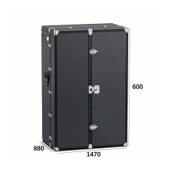 EKAR Eclipse Tower: Luxury Sneaker Display Trunk & High-Capacity Shoe Wardrobe Cabinet