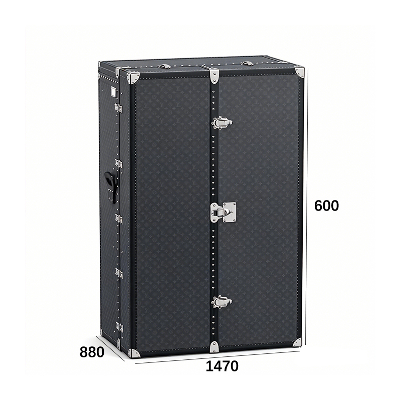 EKAR Eclipse Tower: Luxury Sneaker Display Trunk & High-Capacity Shoe Wardrobe Cabinet