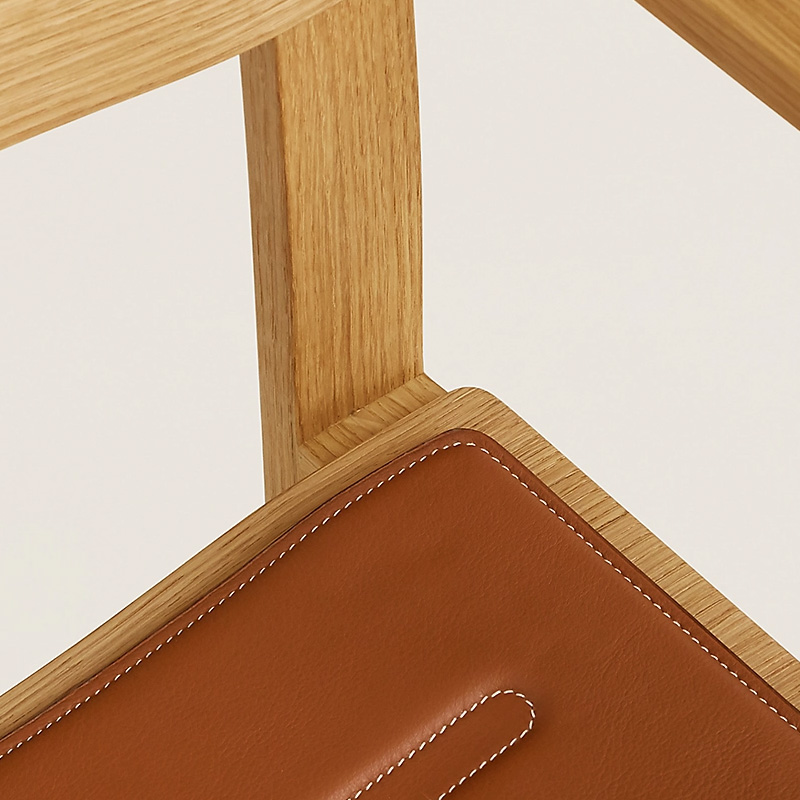EKAR Equinox Dining Armchair | Top-Luxury Solid Wood with Genuine Leather Details