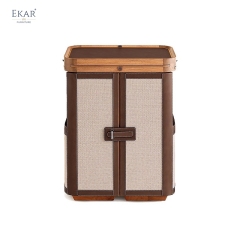 EKAR Elara Vanity Desk | Top-Luxury Storage-Ready Makeup & Work Vanity