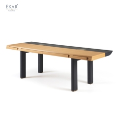 EKAR "Nexus" Executive Desk - Seriously Stylish Modern Wood & Metal Office Furniture