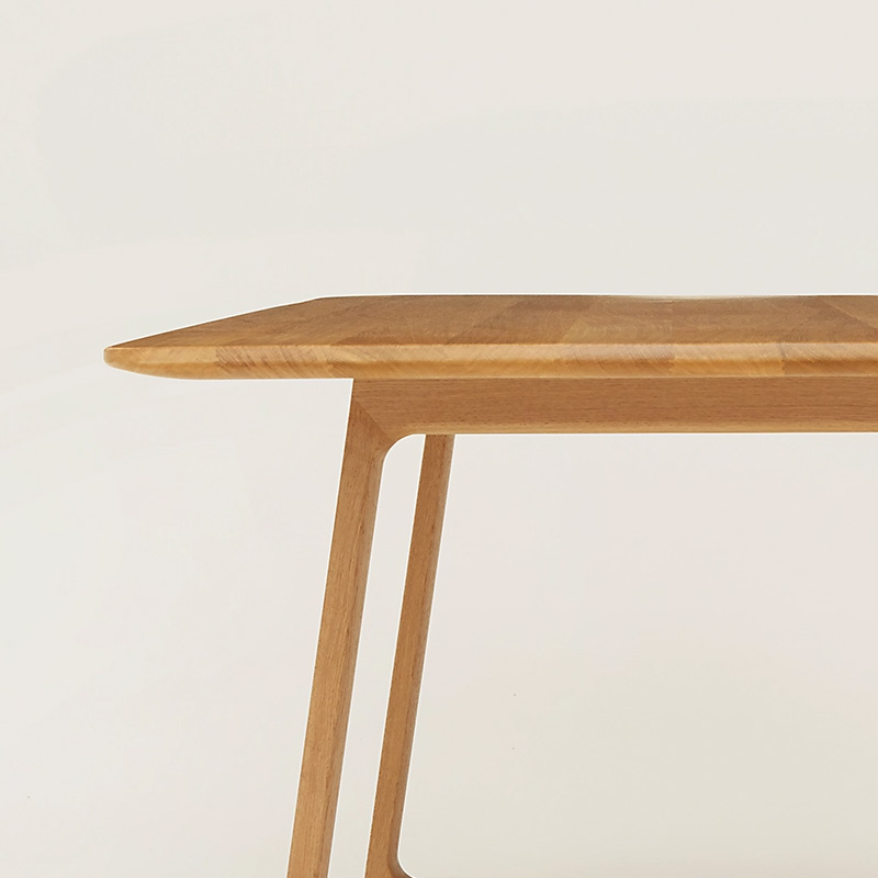 EKAR Solara Long Dining Table | Top-Luxury Solid Wood (Fabric/Leather Base Optional)