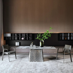 EKAR Sella Dining Chair | Top-Luxury Solid Wood with Full Genuine Leather Wrap