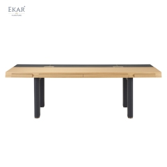 EKAR "Nexus" Executive Desk - Seriously Stylish Modern Wood & Metal Office Furniture